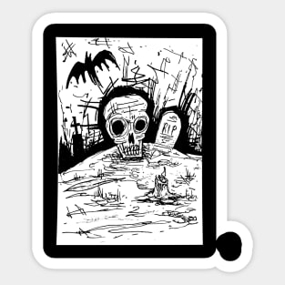 Graveyard Sticker